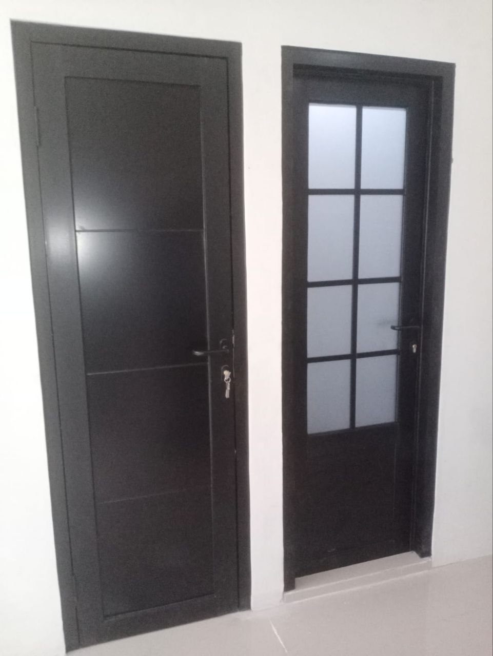 Pekerjaan aluminium & finishing